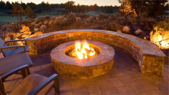 Outdoor fire features