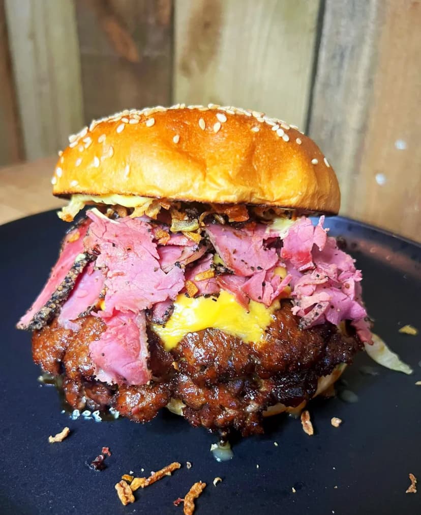 The Pastrami One burger