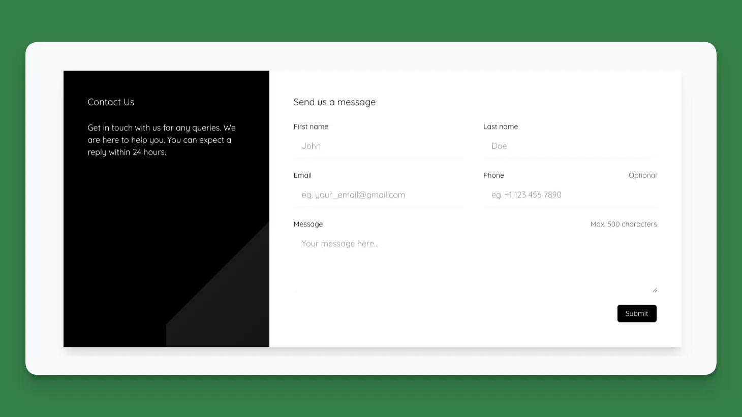 Website Template Customization