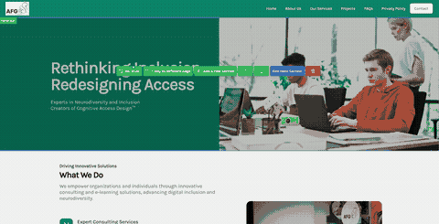 Website Template Customization